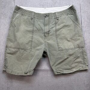 Neighborhood Baker Shorts Olive Green Ripstop Technical Made in Japan Men's XL